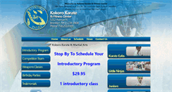 Desktop Screenshot of kokorokaratecenter.com
